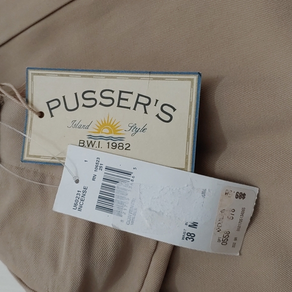 Pusser's Men's 100% Silk Trousers NWT - Picture 3 of 9